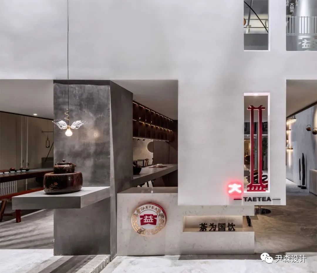 太原万象城大益茶体验馆 | 光与建筑的完美融合-23