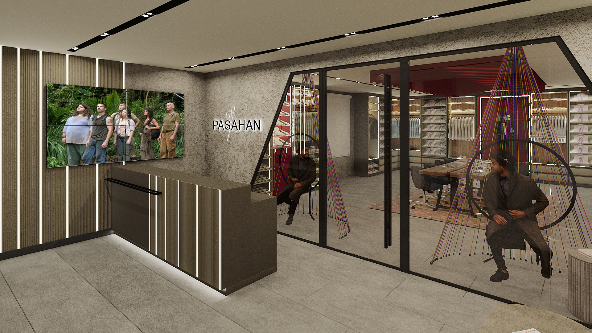 PAŞAHAN TEKSTİL SHOWROOM AND OFFICE DESIGN ALTERNATİF 3-9