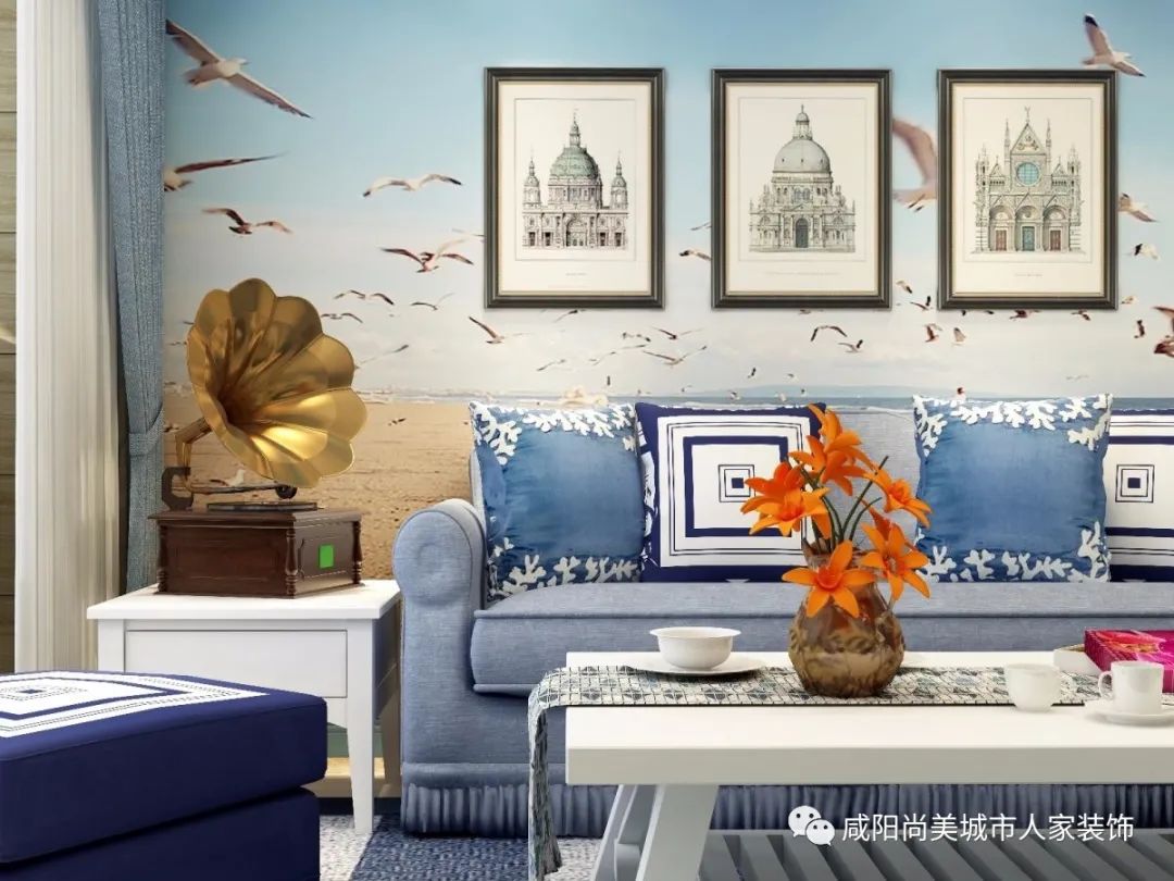 浪漫地中海风格,自然纯美的家居设计-5