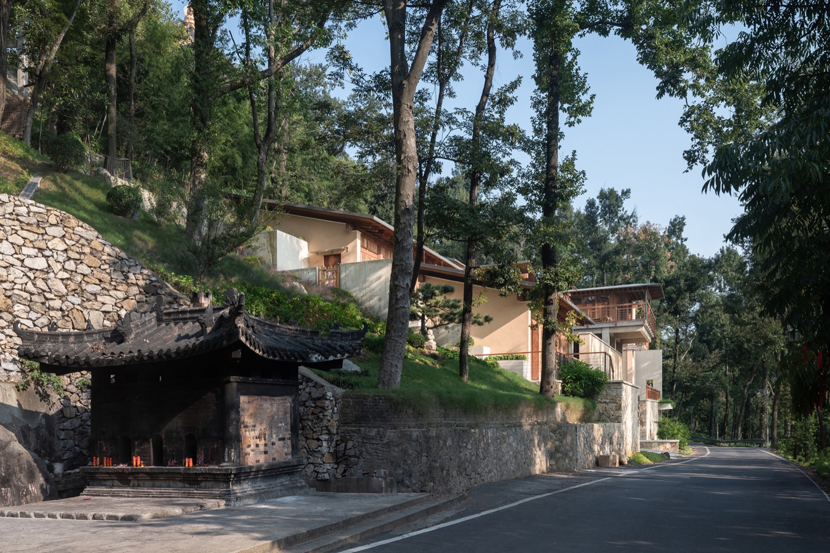 东方山佛教协会改造设计丨中国黄石丨反几建筑-13