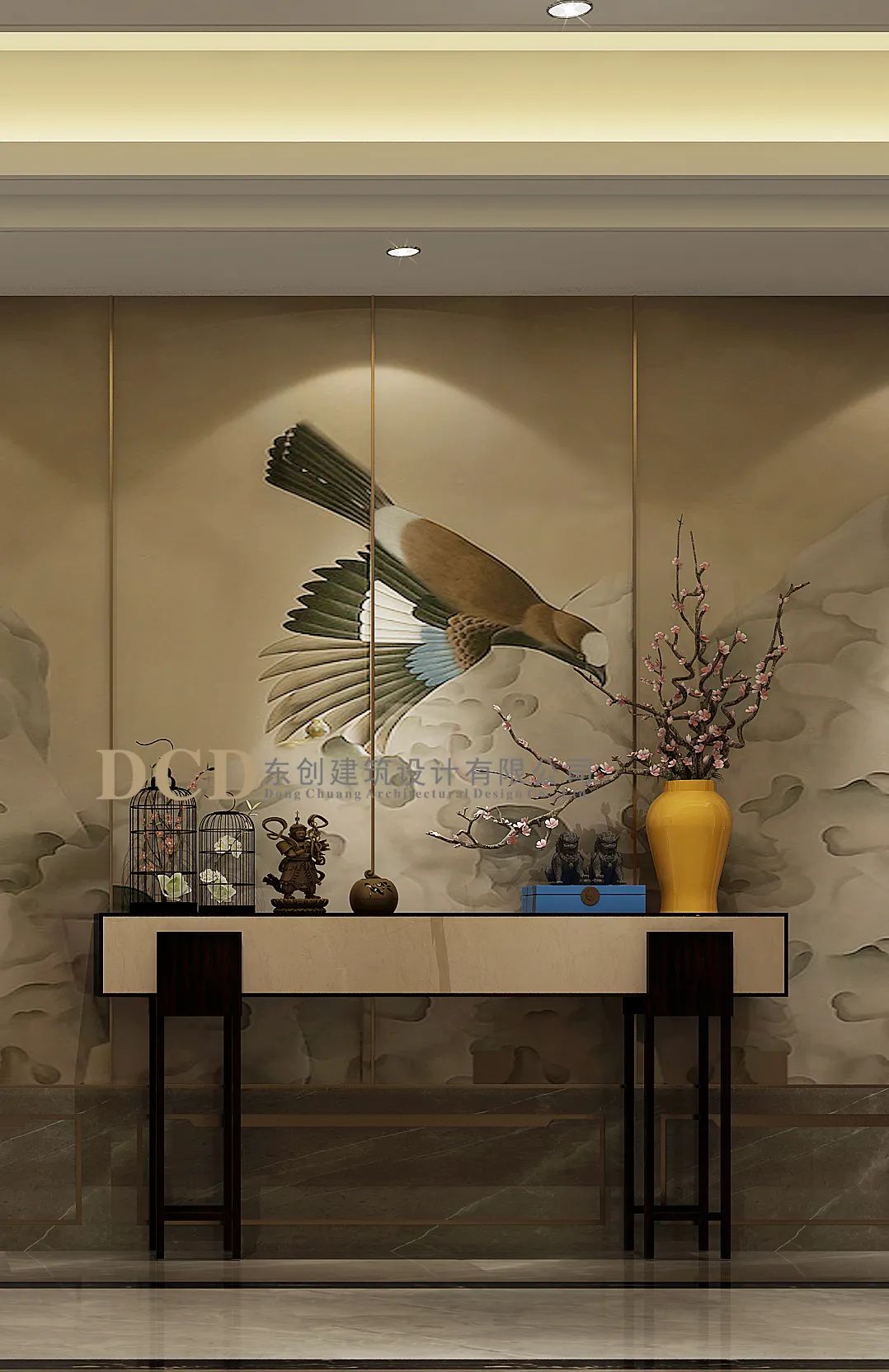 广东佛山九江别墅 | 新中式雅致空间,归家期待的美好呈现-33