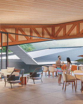 巴西 Ribeirão Preto 市的 AR Club 室内设计丨FGMF Arquitetos