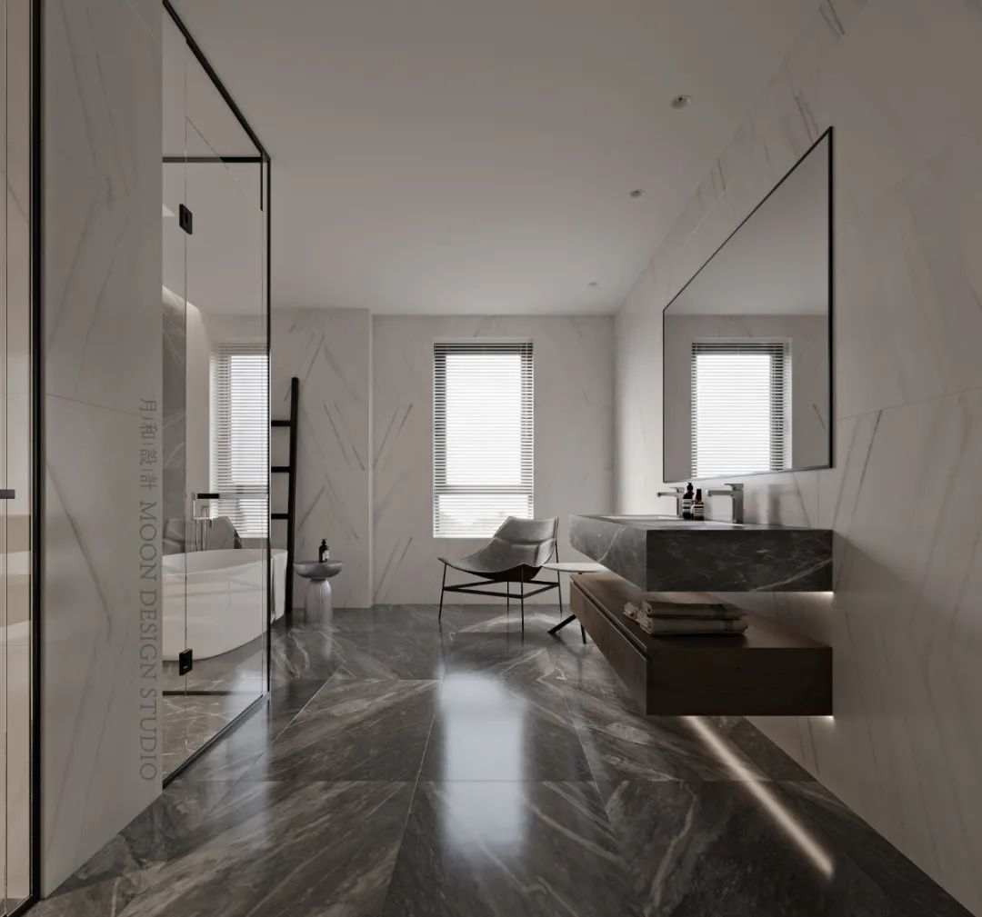 极简空间与自然元素的完美融合丨月和设计-64