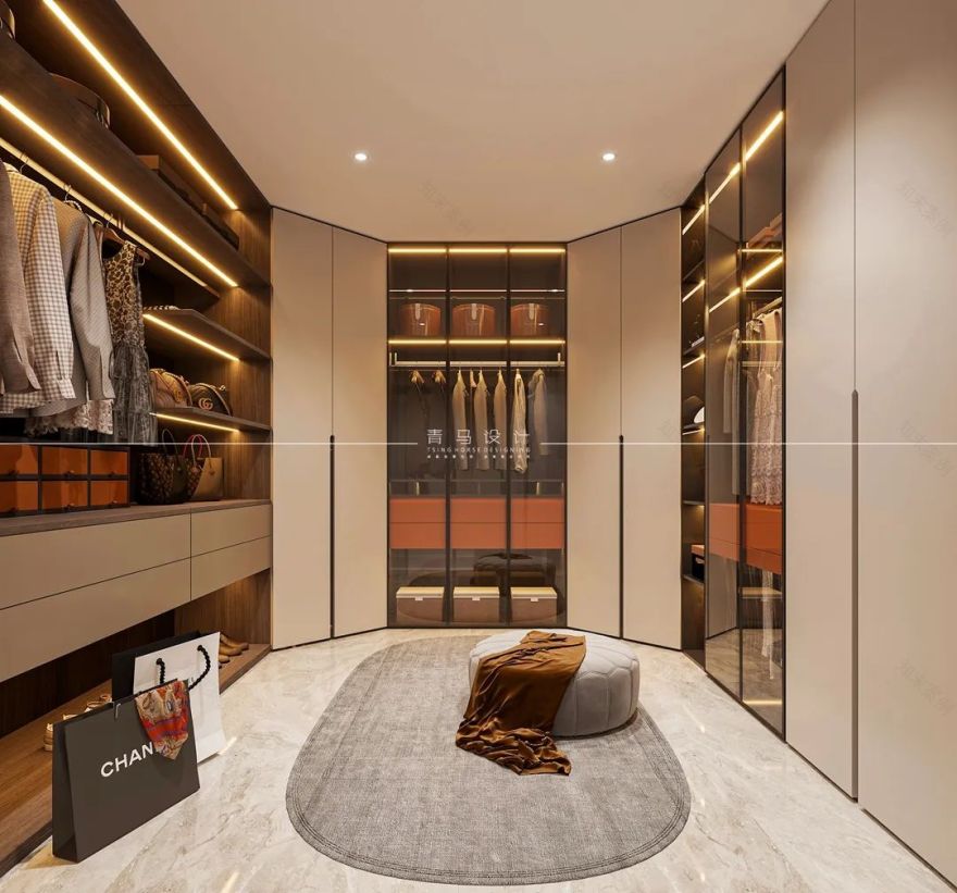 《雁鸣墅语》现代轻奢联排别墅丨青马别墅设计-52