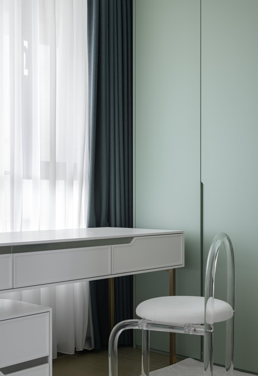 薄荷绿诗意住宅-31