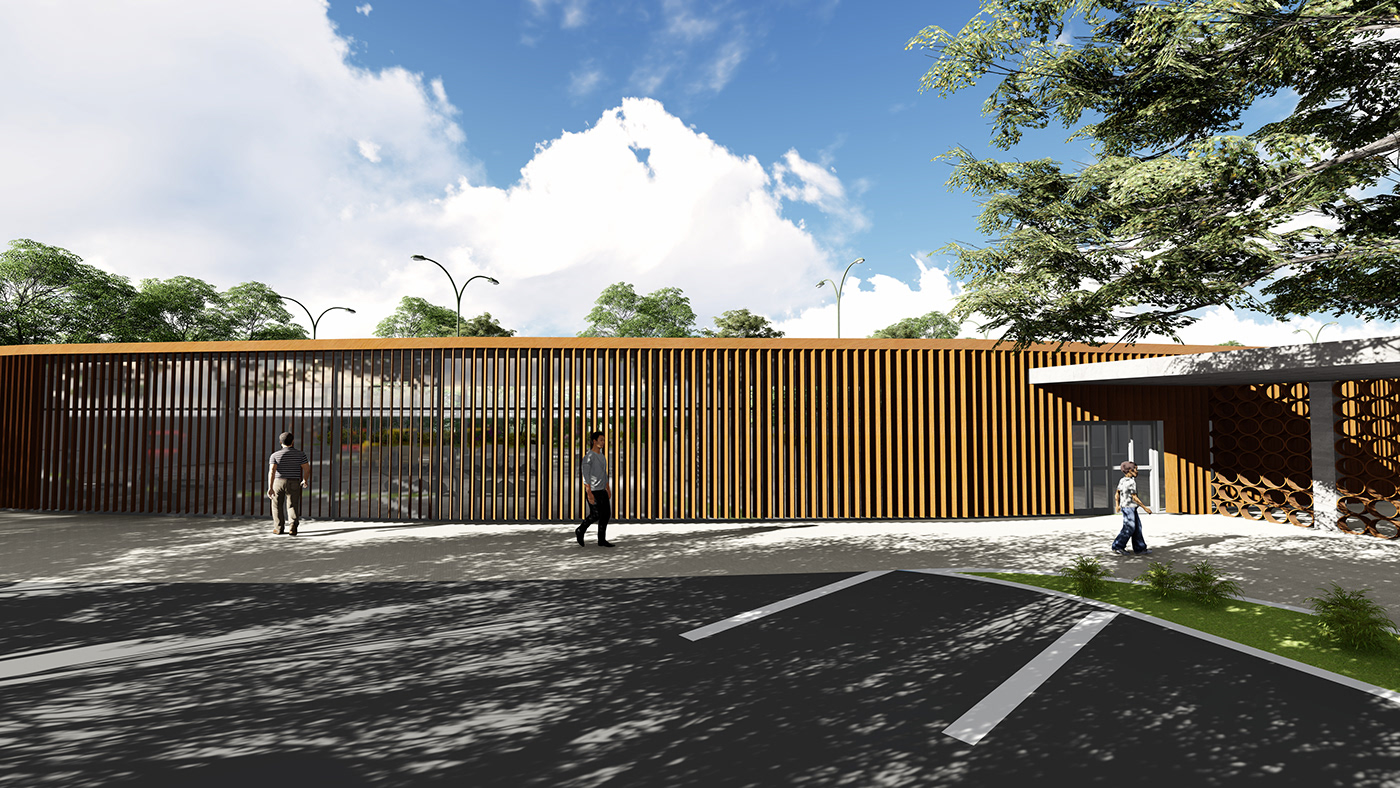 巴西圣多明戈社区老年医学与物理治疗诊所设计-5