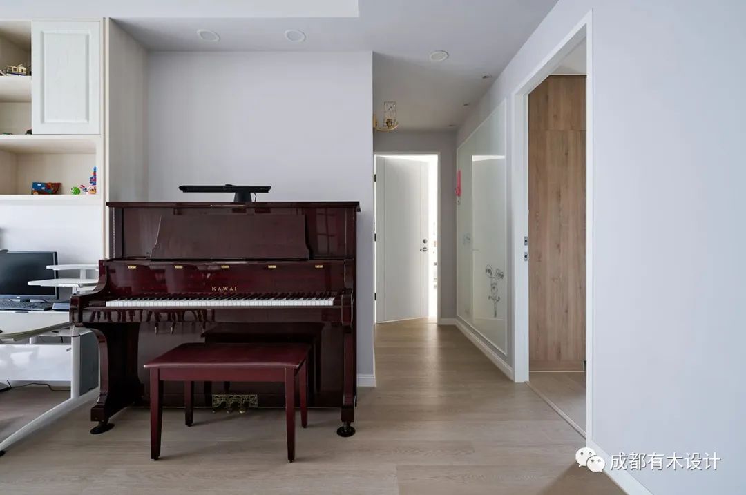 现代乡村风淡紫铃兰花色家邸设计丨欧德-33