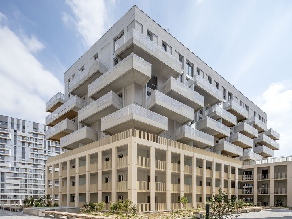 法国 77 套住宅单元公寓楼丨CoBe Architecture & Paysage-4