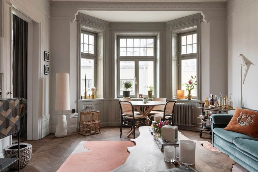 瑞典斯德哥尔摩公寓 | 经典与现代的完美融合-5