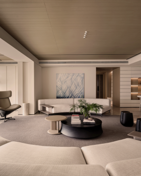 武汉280㎡理想大平层 私宅·呼吸无界丨中国武汉丨上作空间