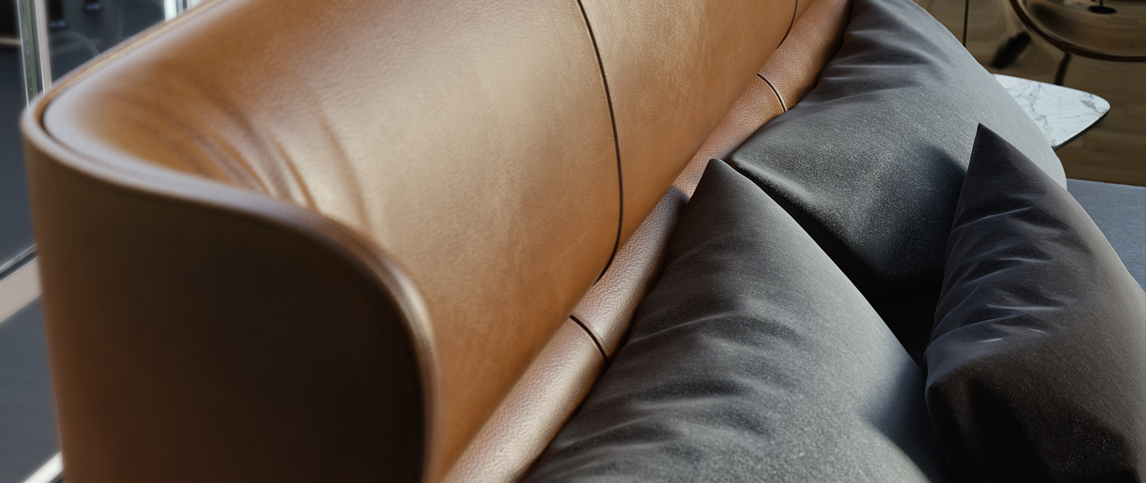 黑暗卧室计算机生成图像-9