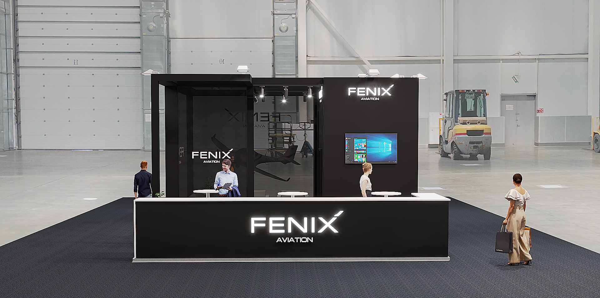 FENIX AVIATION 展位设计丨Newart Stand-3