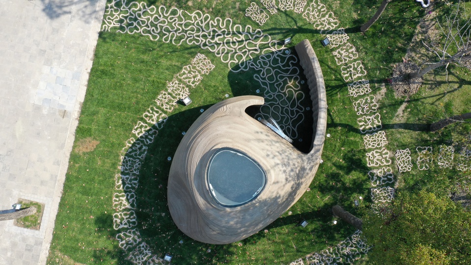 机器人3D打印混凝土书屋丨中国上海丨清华大学建筑学院徐卫国教授团队-36