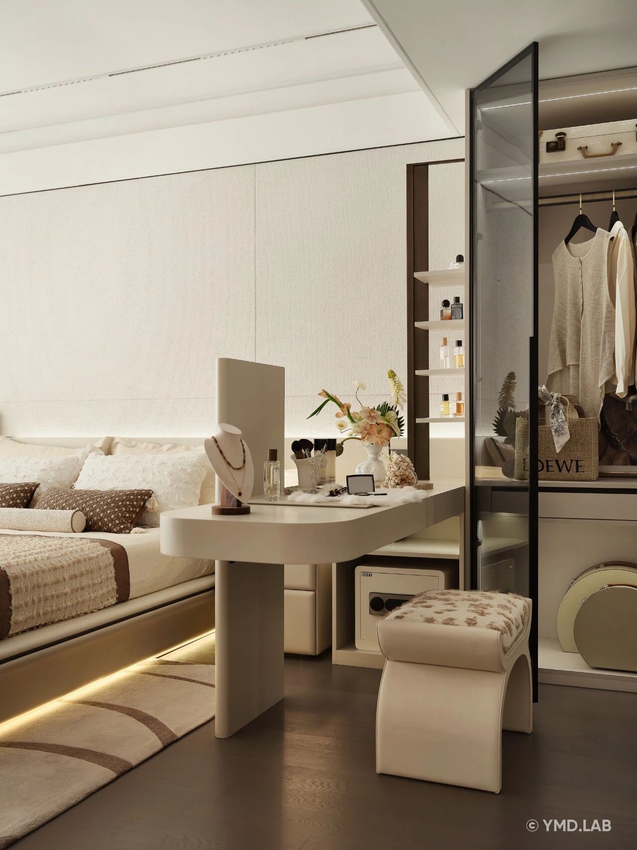 上海120m²奶油风亲子宅,凝固的温柔丨中国上海丨岳蒙设计-41