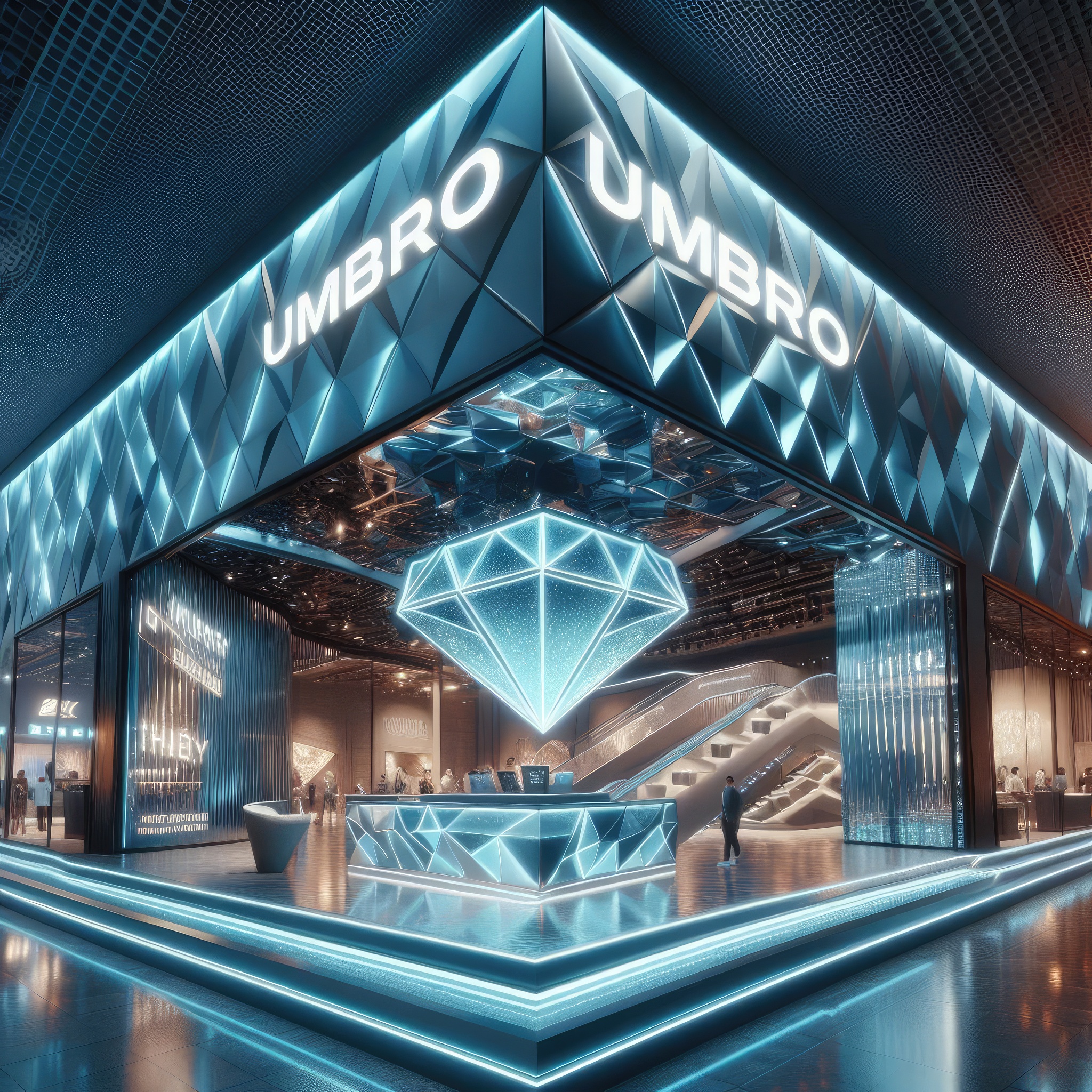 Umbro Outdoor/Indoor Store Architecture generated by Ai-10
