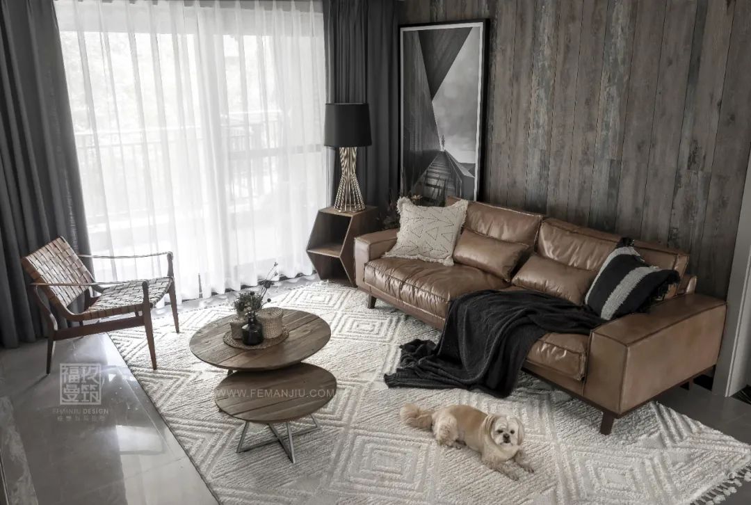 重庆江与城 150 平文艺休闲大宅设计-4