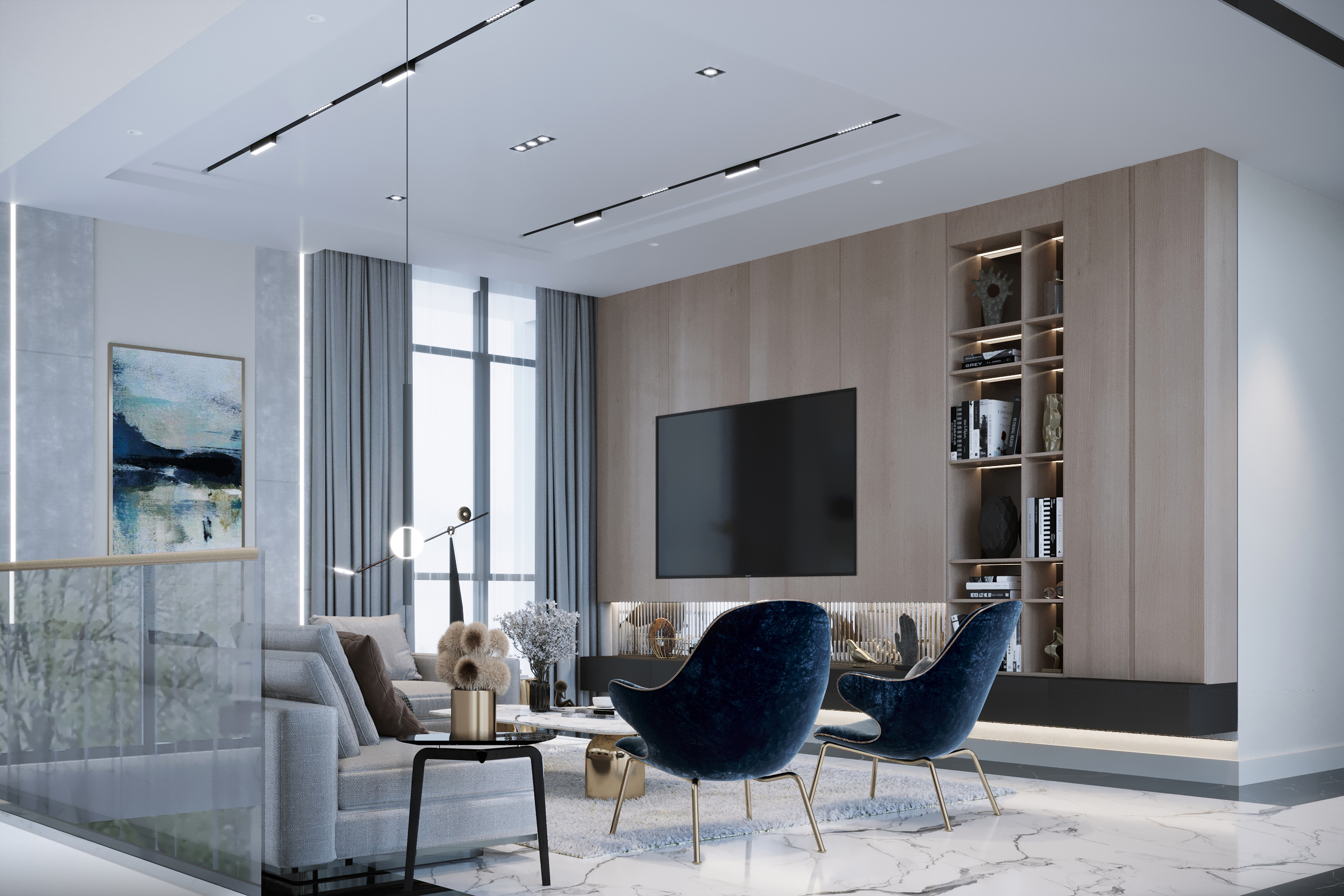 一楼·厅丨阿联酋丨ORTHO DESIGNS STUDIO-6