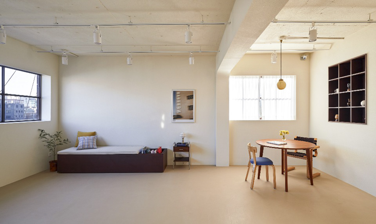 35 平简约设计工作室，展现白色与木纹之美-17