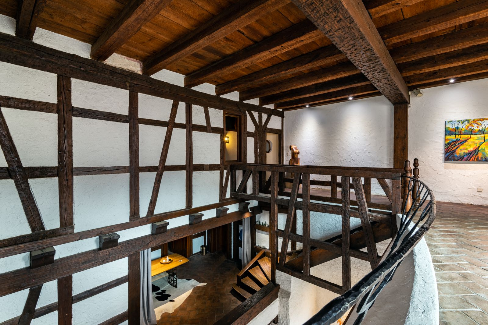 阿尔萨斯660㎡带壮观壁炉古修道院住宅丨法国丨雅克·库埃勒（Jacques Couëlle）-38