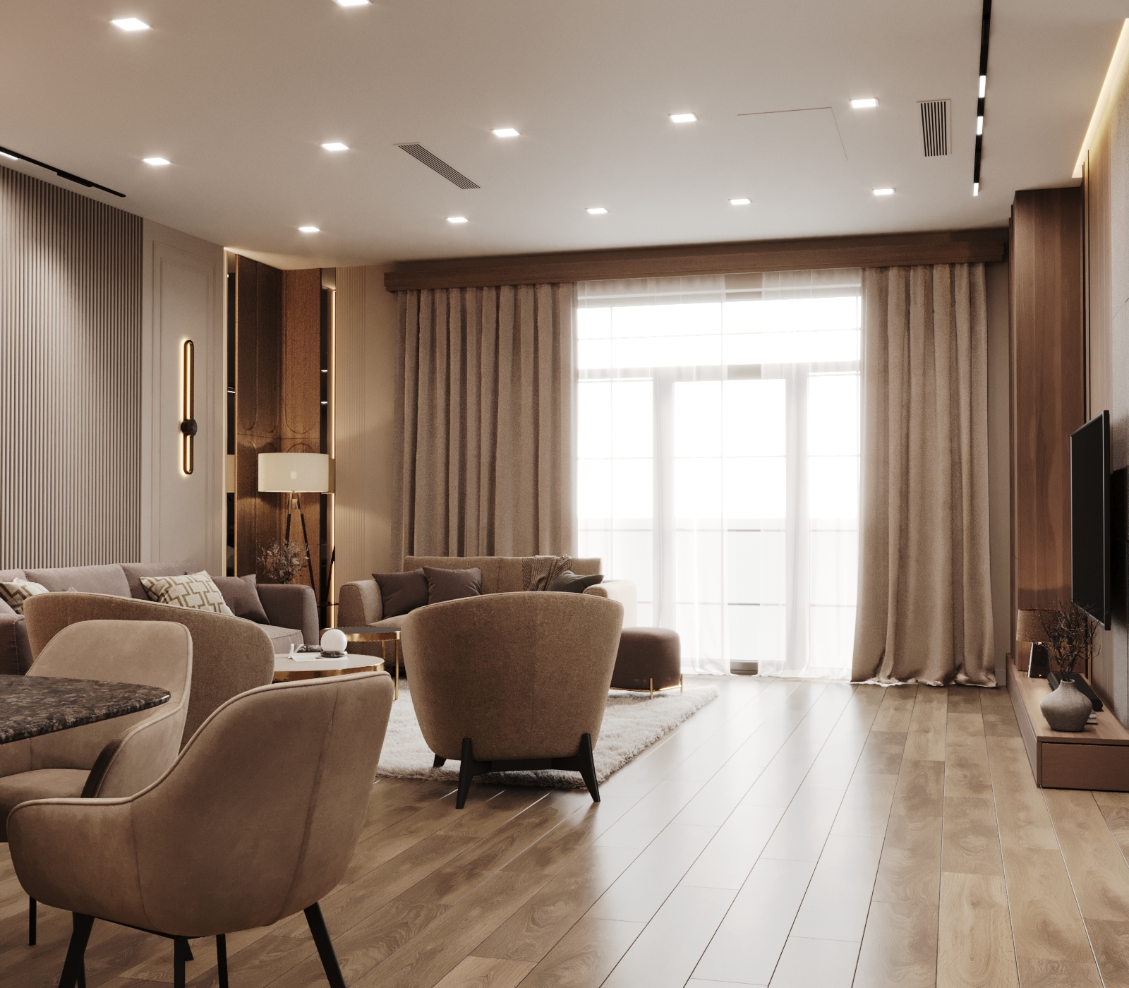 400平方米的房屋室内设计丨亚美尼亚丨Design_14-19