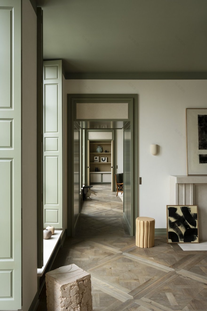 Dauphine 公寓室内设计丨法国巴黎丨巴黎室内设计工作室 After Bach-2