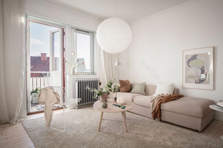 和谐北欧一居室丨瑞典丨Emma Fischer-4