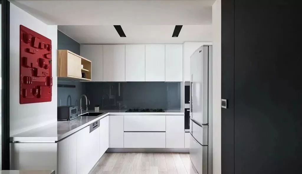 极简风格客厅书房一体化设计-90