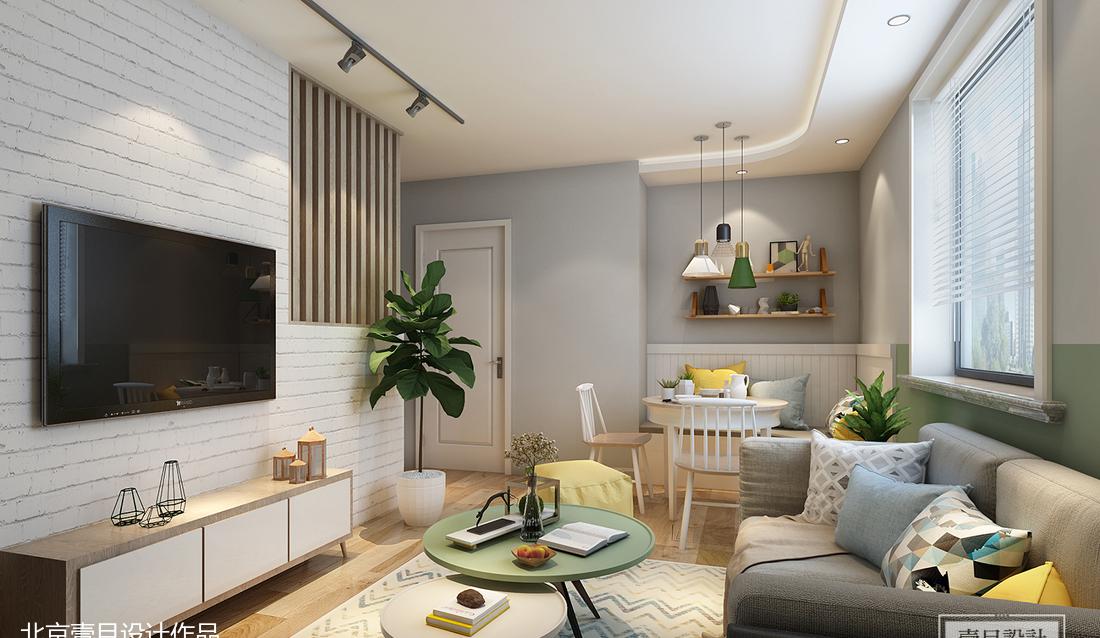 温馨北欧风小家，定制榻榻米、高级灰空间-6