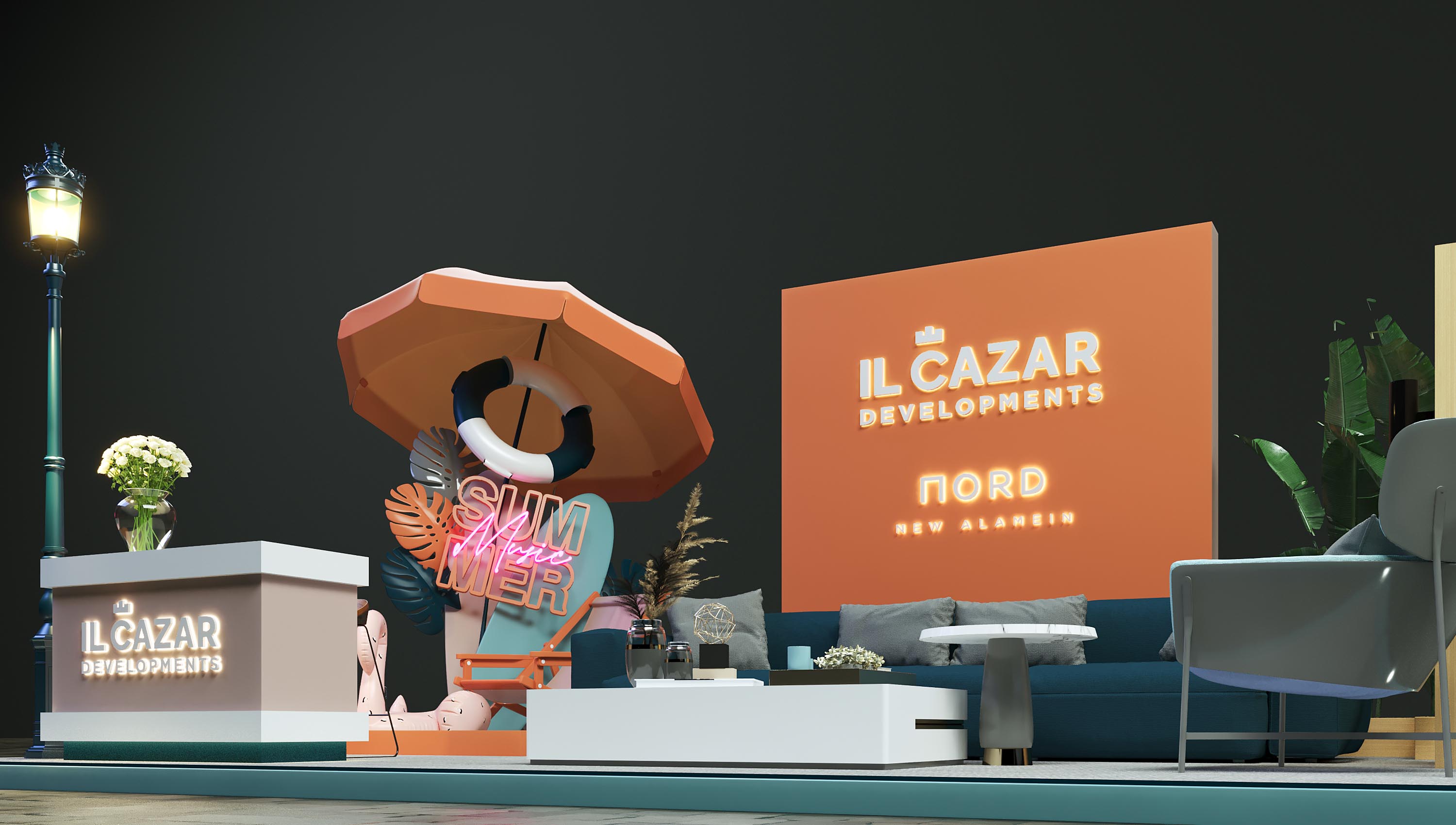 Cazar Summer Booth 设计丨埃及-12