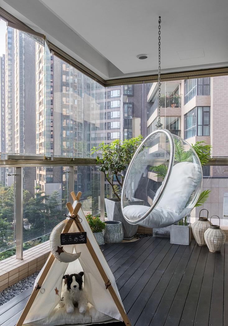 广州时代外滩 268㎡精装房软装改造 | 简约与艺术的完美融合-27