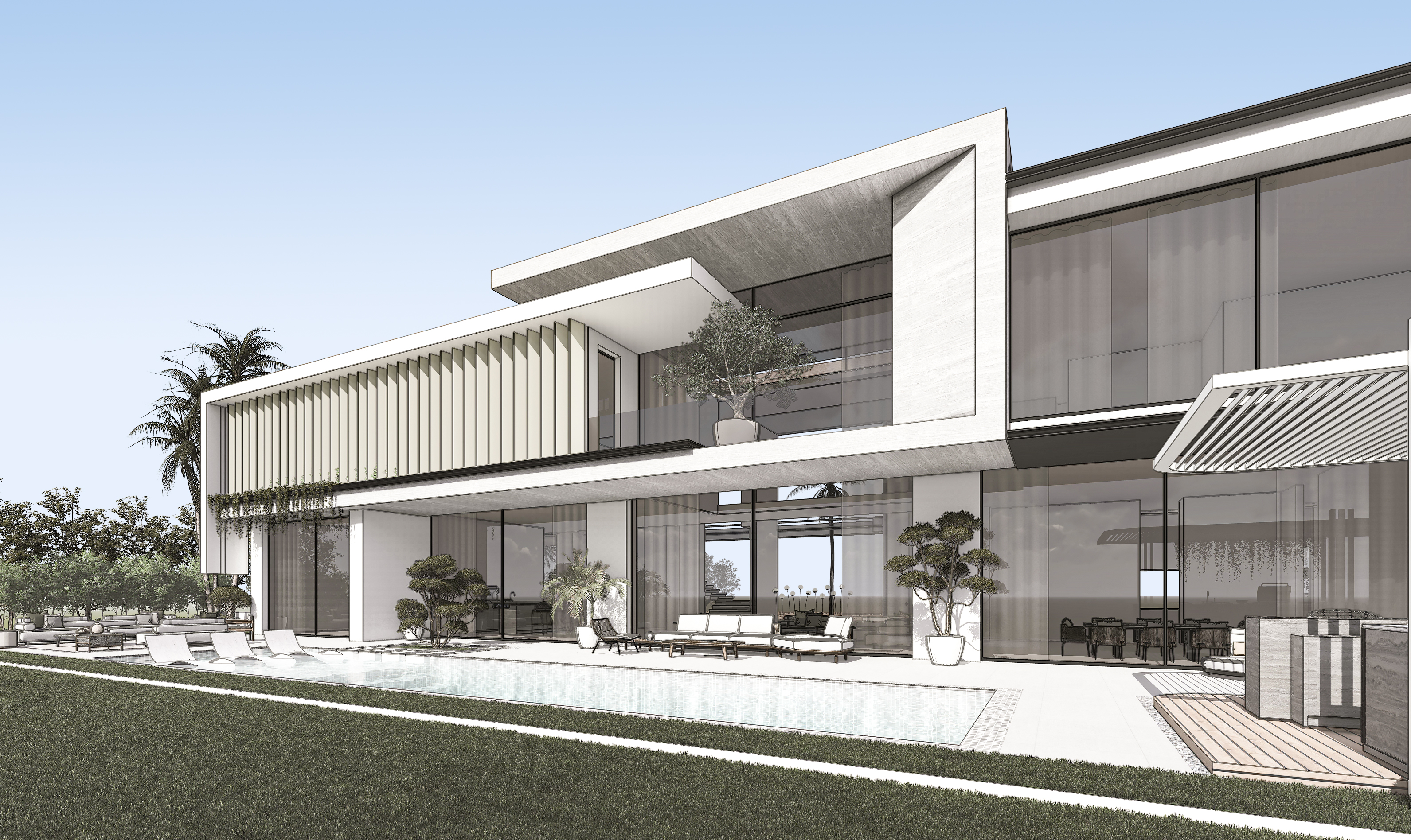 38&39MBR 别墅概念设计丨阿联酋迪拜丨Eleven Plus 装饰设计-16