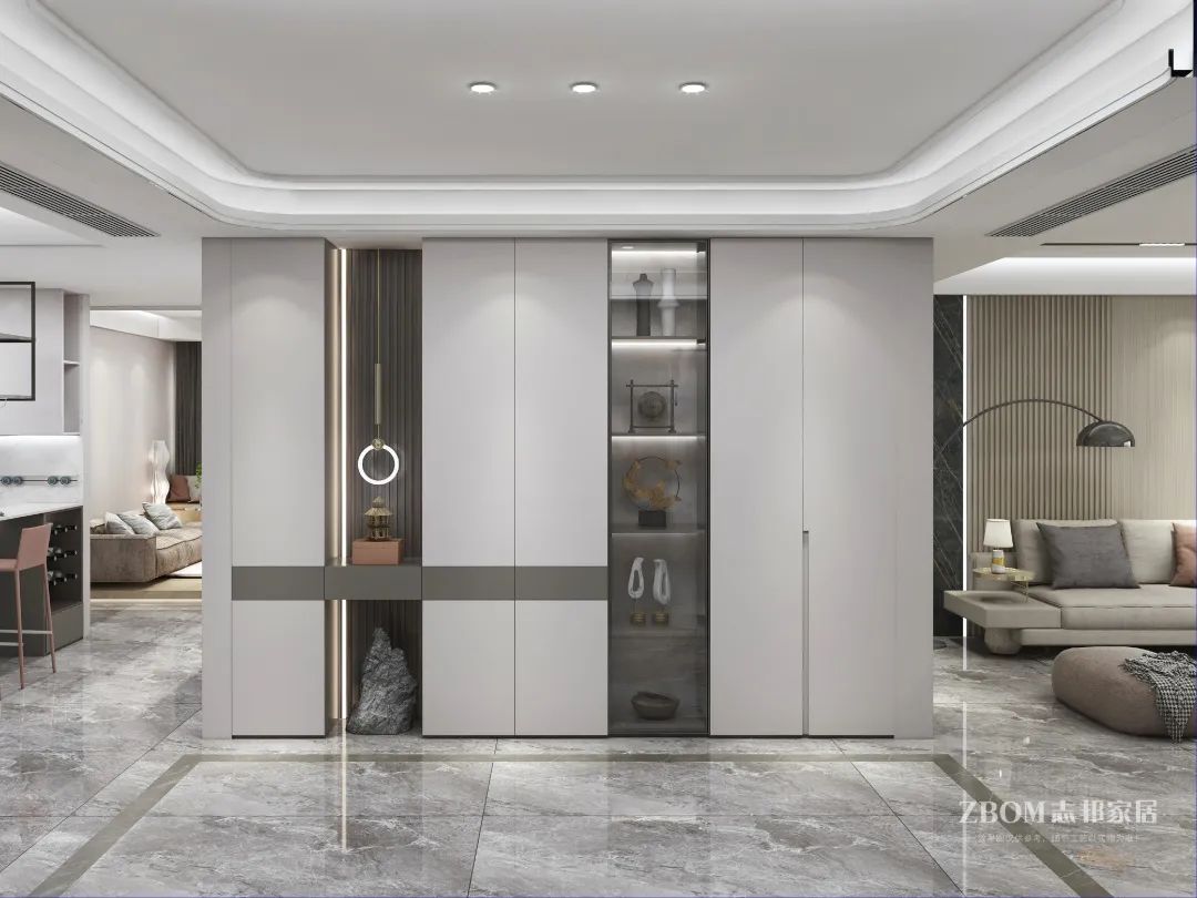 现代风大平层-28