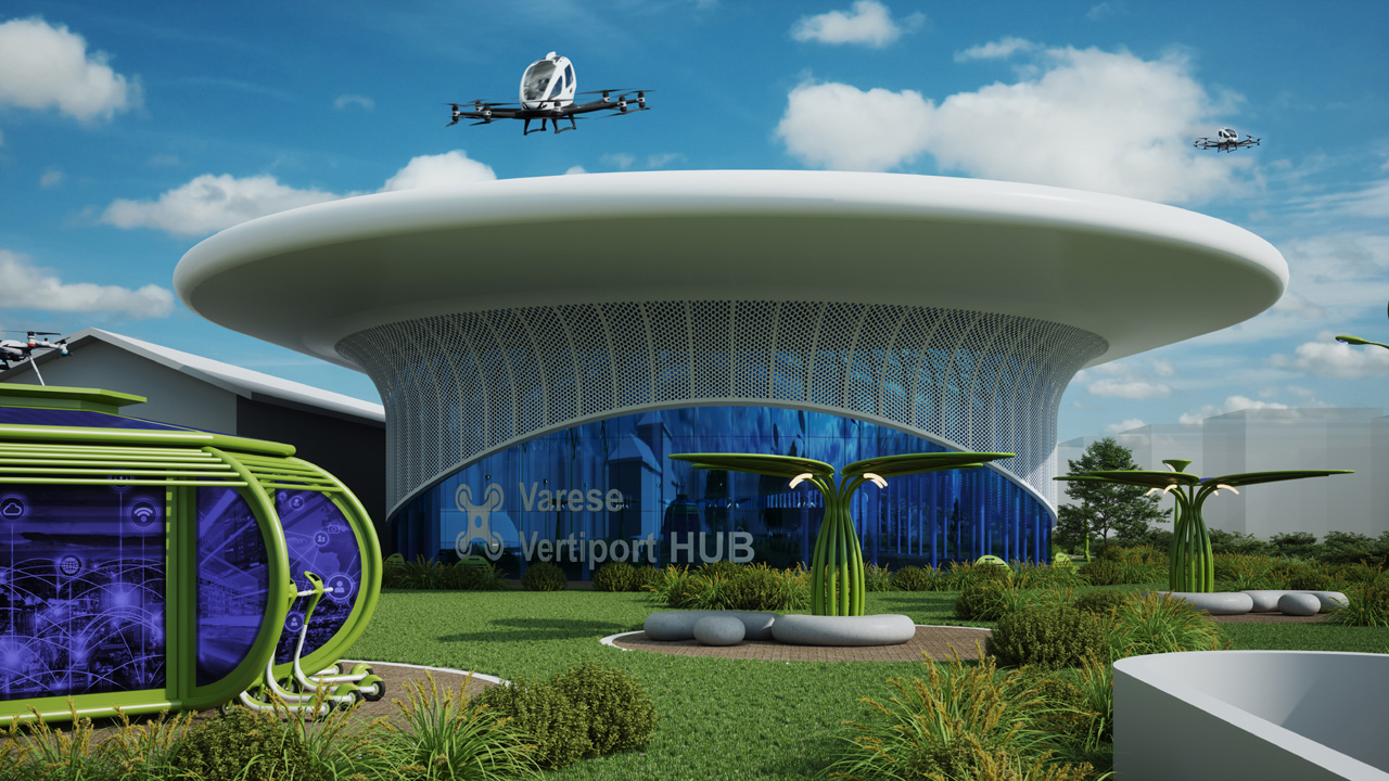Varese Vertiport HUB | Giancarlo Zema Design Group-5