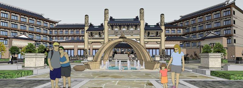 沈阳大兴韩国商业街景观设计-4