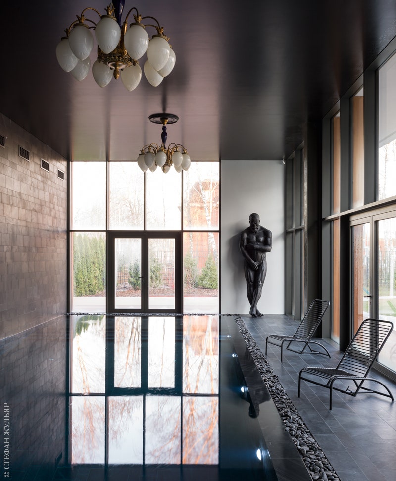 安娜·埃尔曼设计的莫斯科郊区住宅丨俄罗斯莫斯科丨设计师安娜·埃尔曼,建筑师奥尔加·阿列克萨科娃,尤利娅·布尔杜娃-33