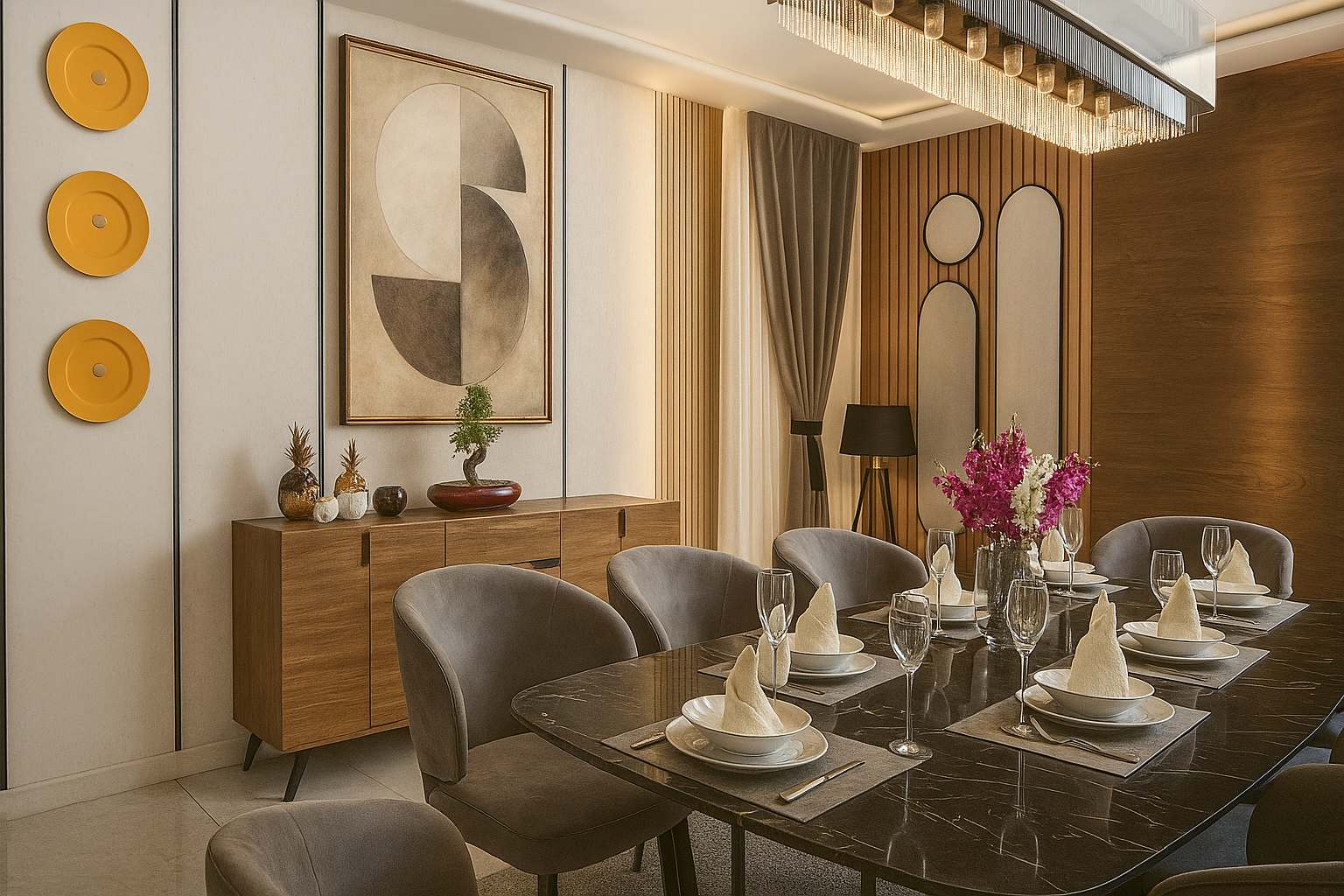 صالة طعام وصالة صغيرة-8