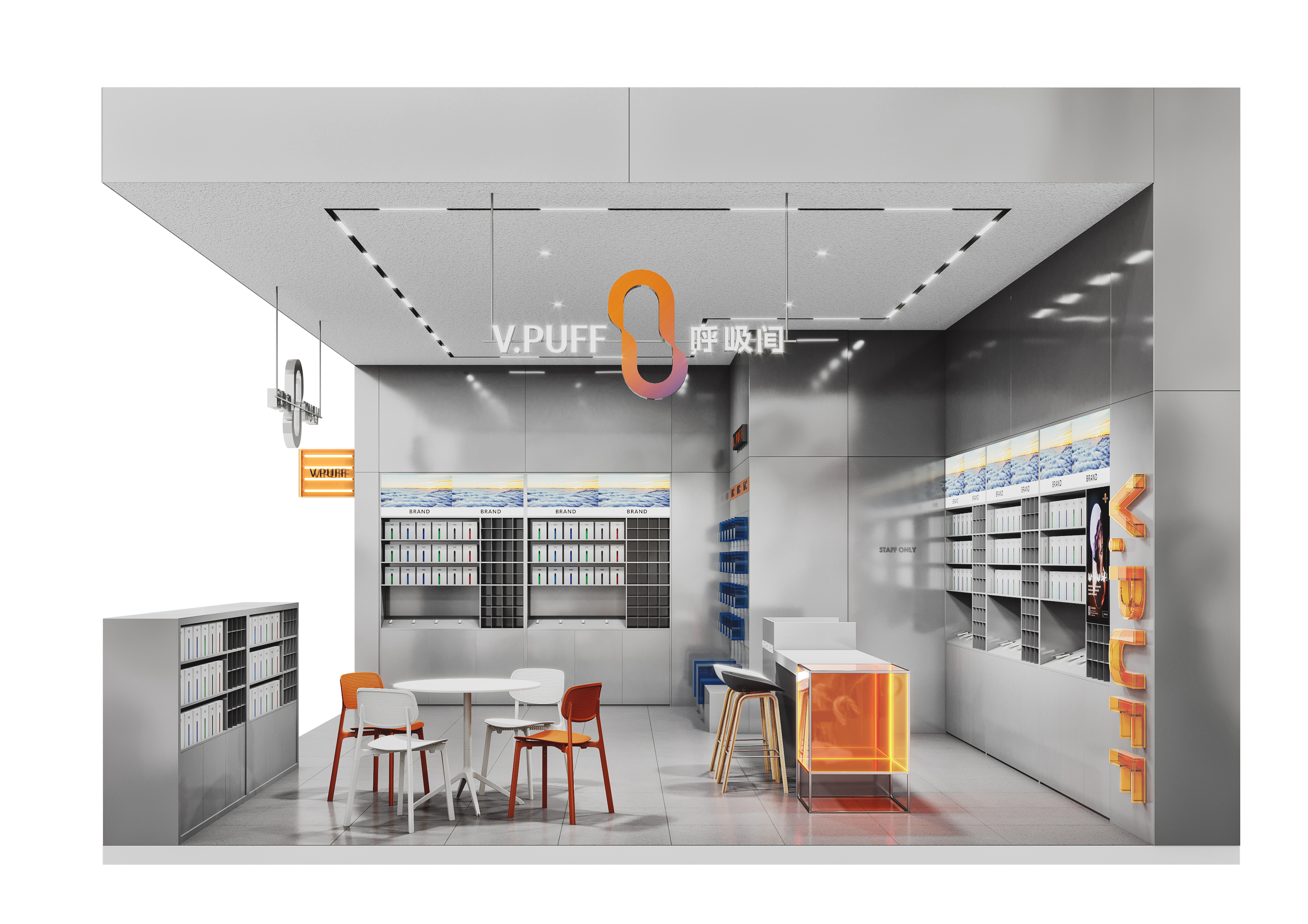 V·PUFF 呼吸间 SI+VI 整案设计丨中国深圳丨1CUBE 壹立方,VIWU 唯悟-21