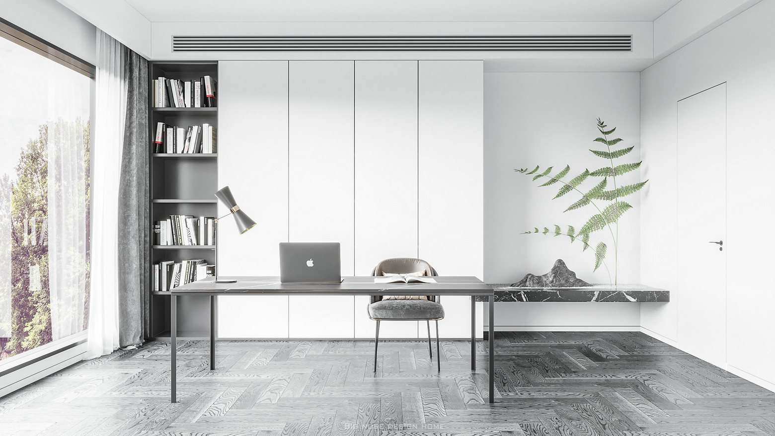 Big nose设计 现代写意别墅-23