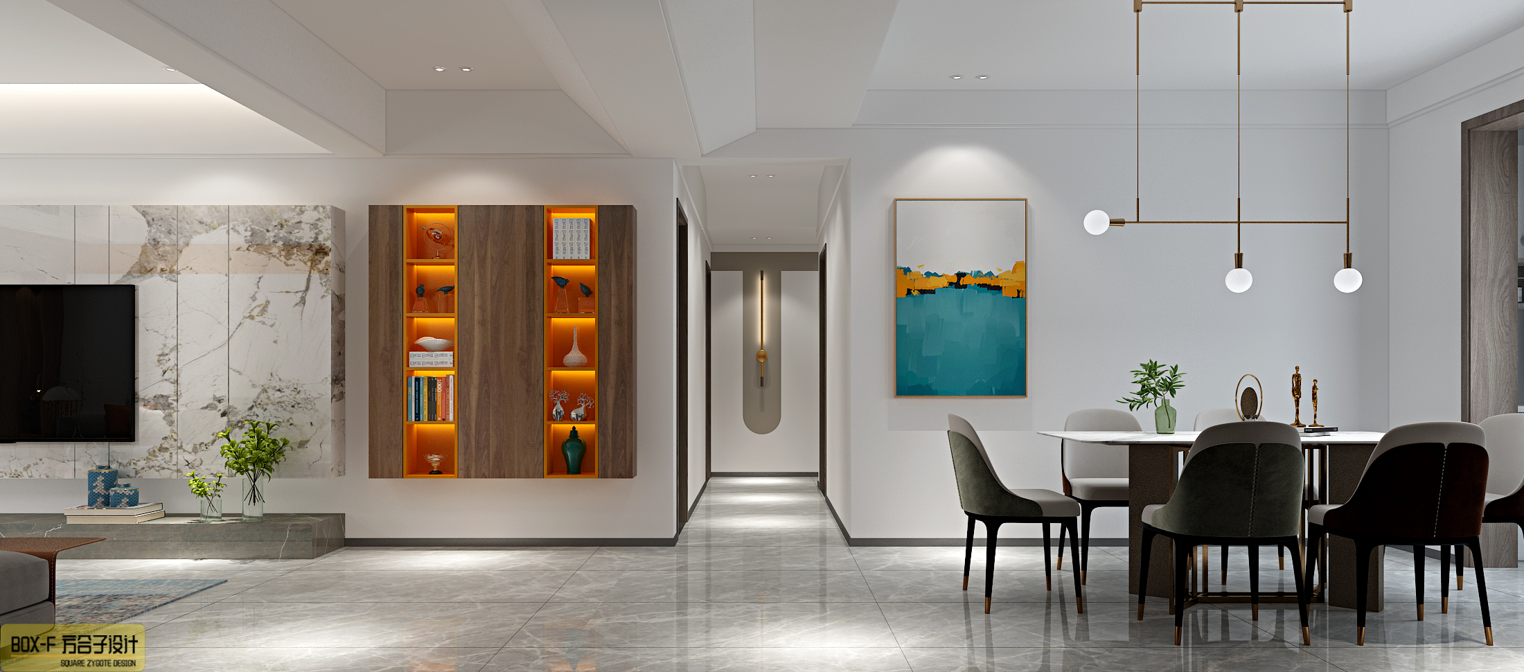 1422㎡现代简约空间设计丨方合子设计-11