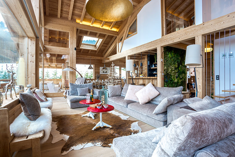 法式阿尔卑斯山现代红 ski  Chalet-11