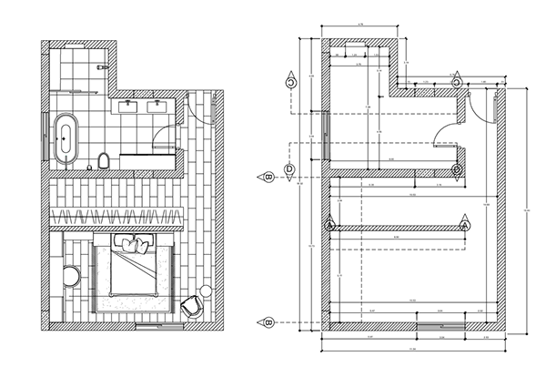 住宅别墅房间及浴室改造设计-6