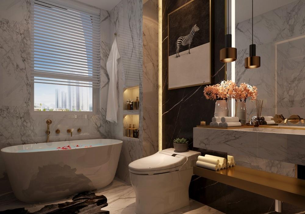 万泰御湖湾轻奢样板间 | 儿童房童真满满,主卧高雅宁静-12