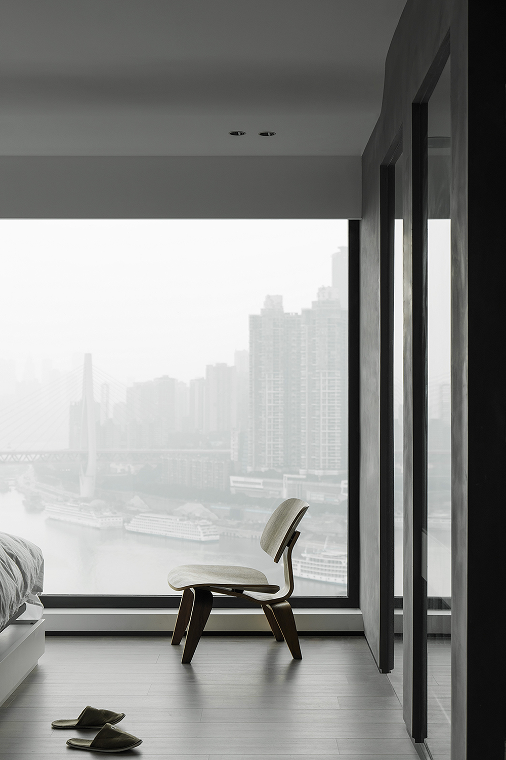 行走的墨线 · 极简黑白的至简之家丨中国重庆丨SIM 简线建筑,森也空间设计-20