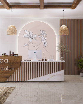 Spa&Beauty Salon 接待处设计丨坦桑尼亚丨Febronia Philip