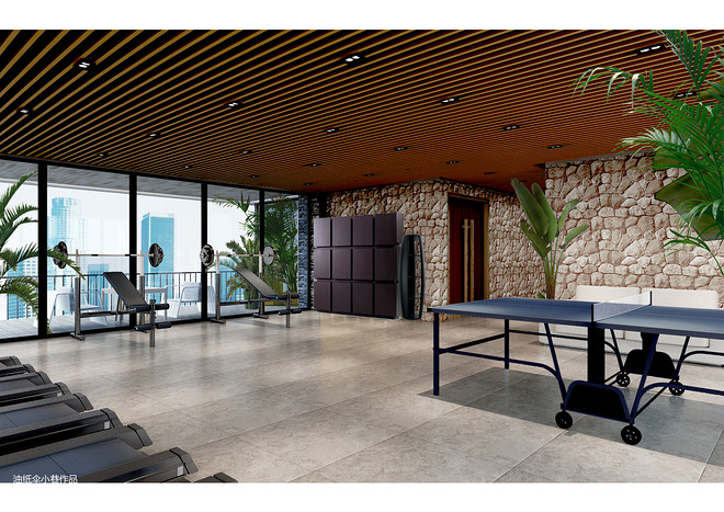 天城物业楼800平米办公空间装修案例-14