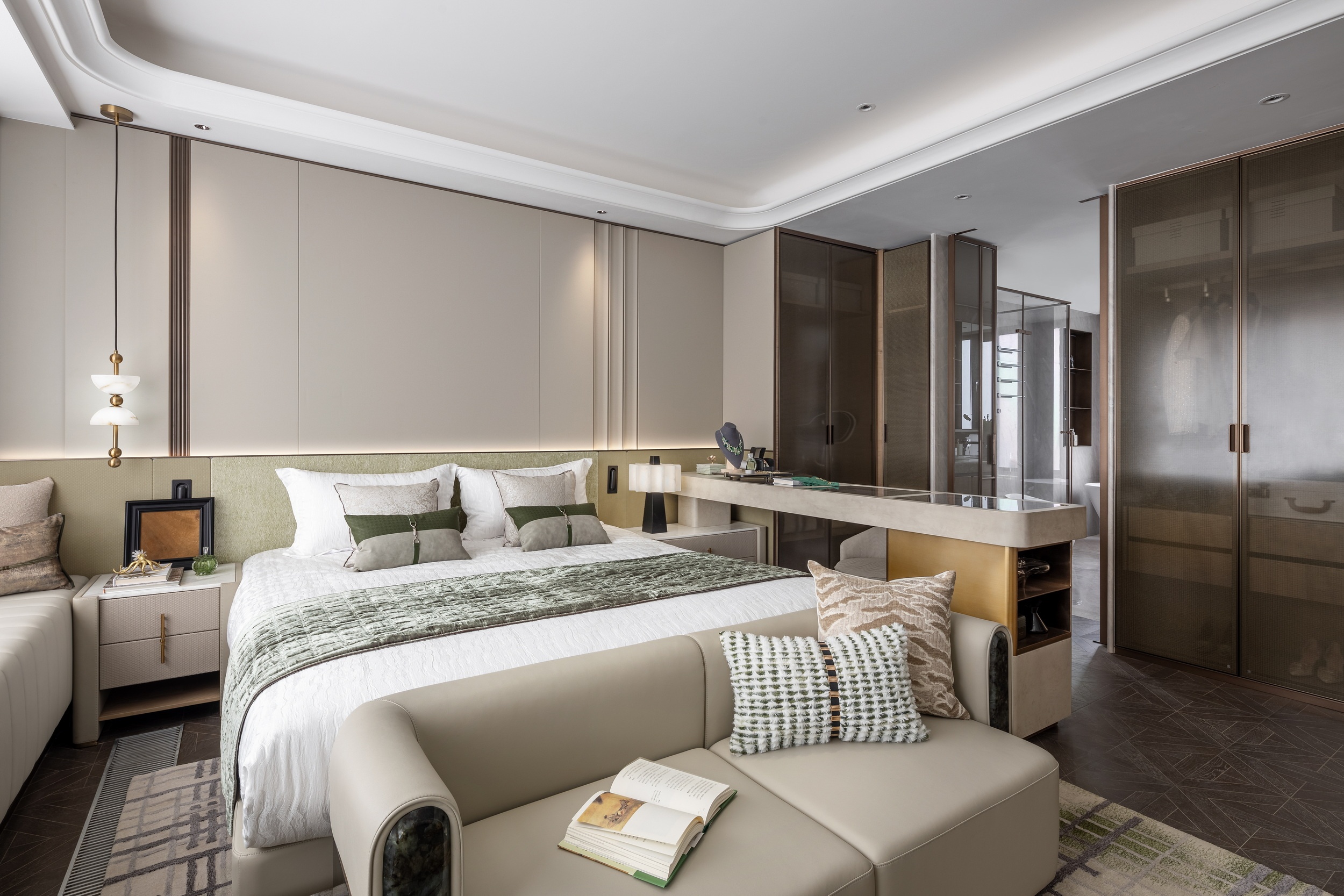 卓瑞地产·悦麓华著160㎡样板间丨中国芜湖丨深圳市伊派室内设计有限公司-35