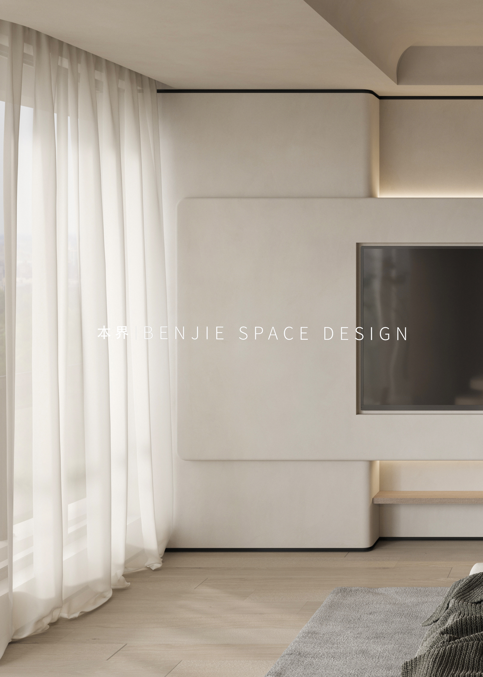 极简侘寂风住宅设计丨本界设计-19