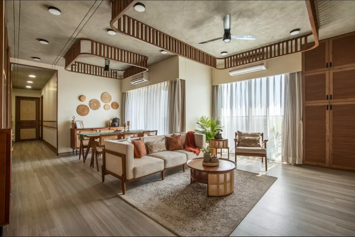 A Spacious, Colour-Rich House Of Curves Designed With Open And Airy Spaces | Logic Architecture + Research - The Architects Diary-30