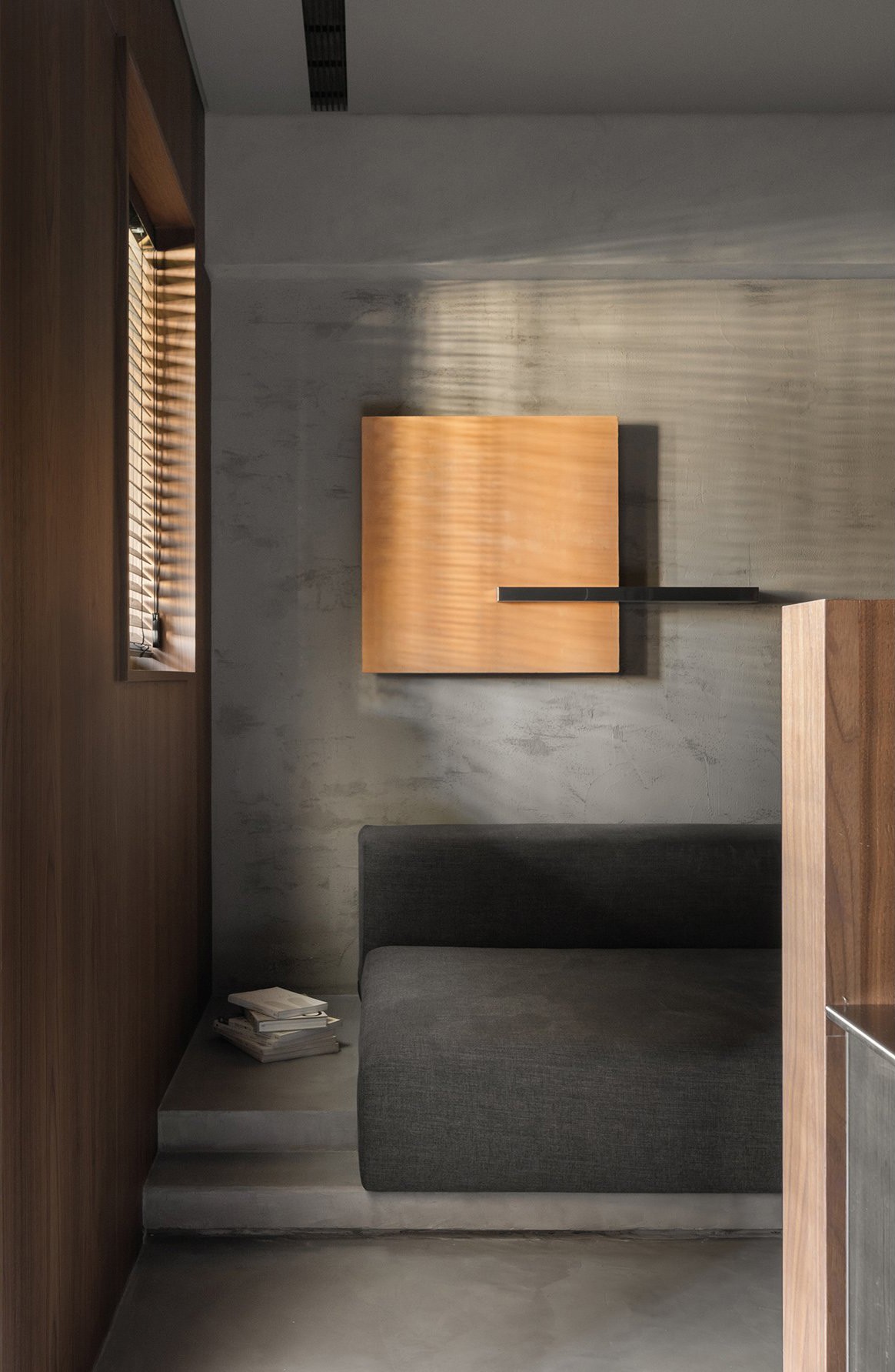 木介空间设计 | 胡桃木色的经典搭配，内敛高级！-2