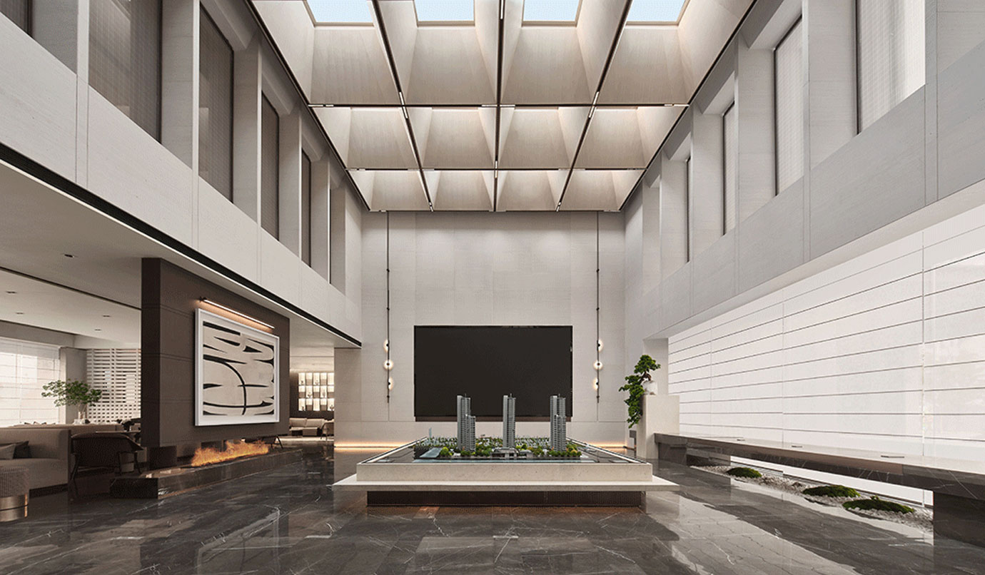 栖霞建设星叶栖悦湾展示中心丨中国南京丨硬装矩阵纵横,软装梵池设计-15